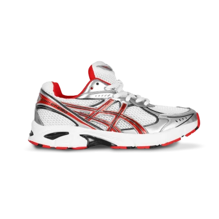 کتونی اسیکس رنگ قرمز مردانه با زیره PU سبک و طراحی اسپرت، مناسب استفاده روزمره