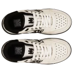 کفش امیری رنگ سفید مشکی مردانه با زیره PU سبک، مناسب استفاده روزمره