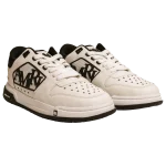 کفش امیری رنگ سفید مشکی مردانه با زیره PU سبک، مناسب استفاده روزمره