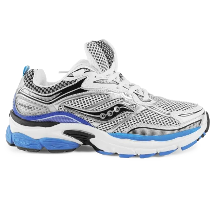 کتونی ساکنی رنگ آبی با طراحی اسپرت و زیره سبک PU