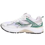 کتونی ساکنی مردانه رنگ سبز با طراحی اسپرت و زیره سبک PU