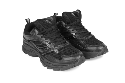 کتونی ساکنی رنگ مشکی محصول برند کوهبر با زیره pu