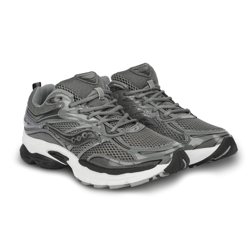 خرید عمده کتونی اسیکس رنگ سفید طوسی از تولیدکننده